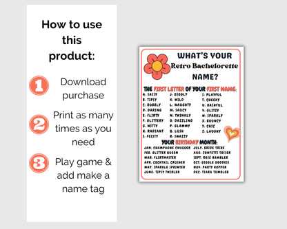 Retro Bachelorette Game Bundle