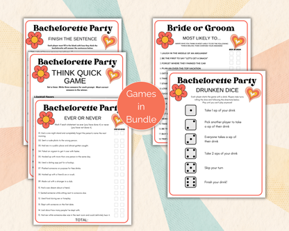 Retro Bachelorette Game Bundle
