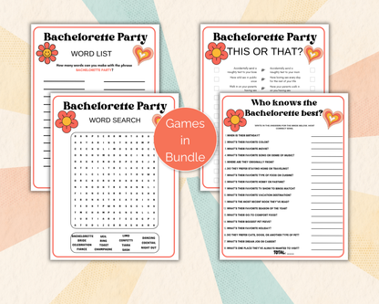Retro Bachelorette Game Bundle