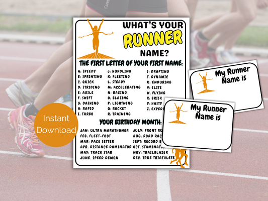 What's Your Runner Name