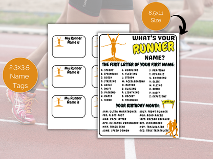 What's Your Runner Name