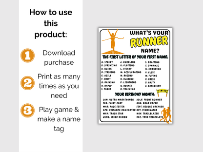 What's Your Runner Name