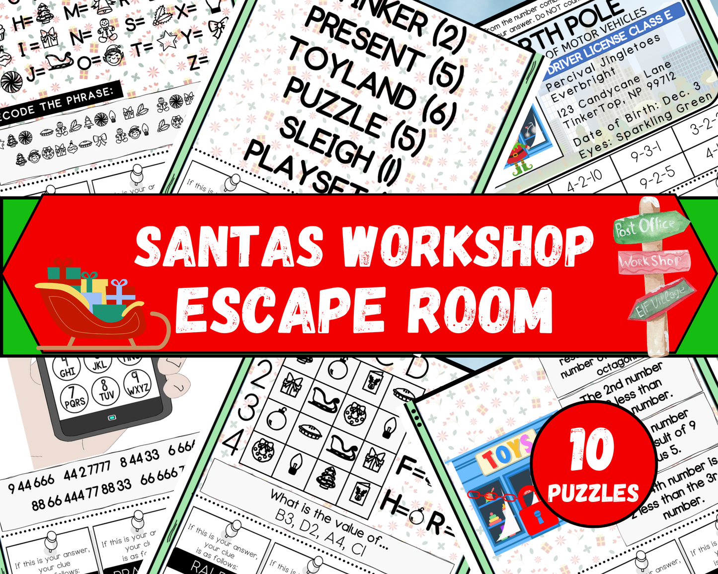 Santa Workshop Escape Room