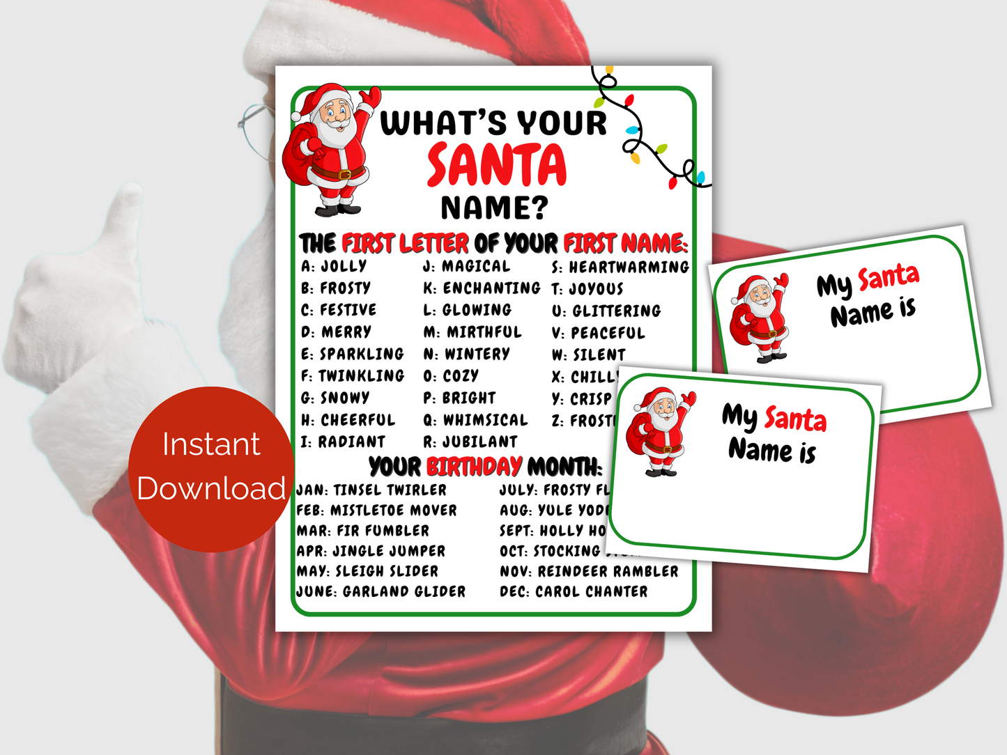 What's Your Santa Name