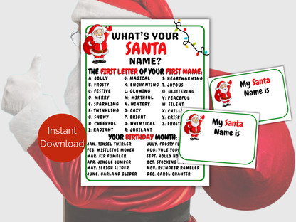 What's Your Santa Name