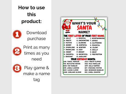 What's Your Santa Name