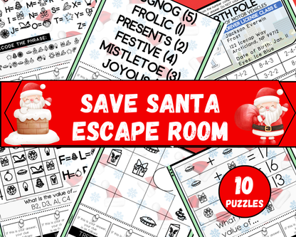 Save Santa Escape Room