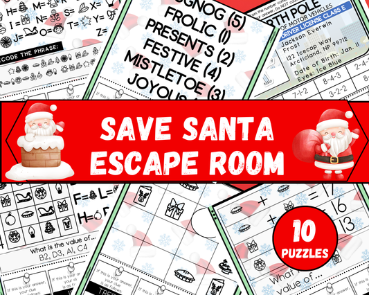 Save Santa Escape Room