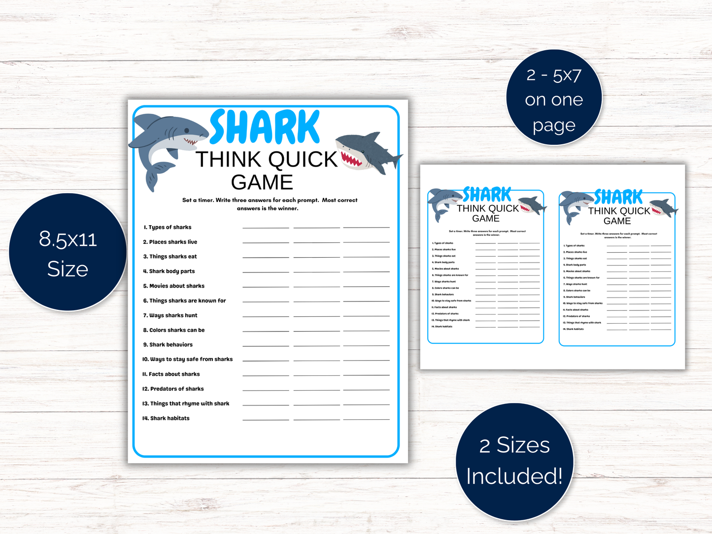 Shark Think Quick