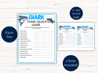 Shark Think Quick