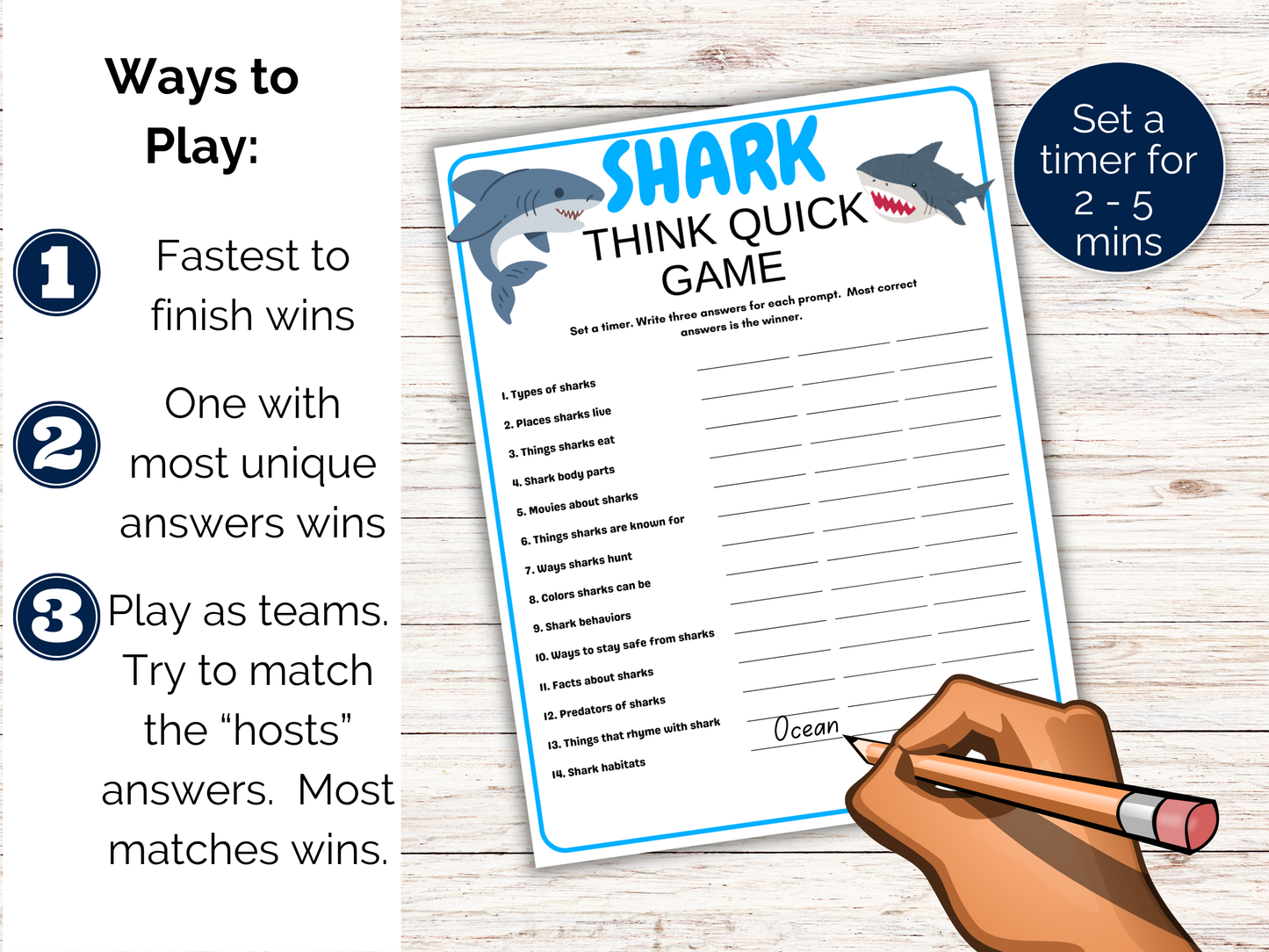 Shark Think Quick