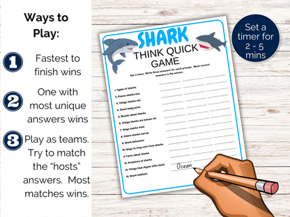 Shark Think Quick