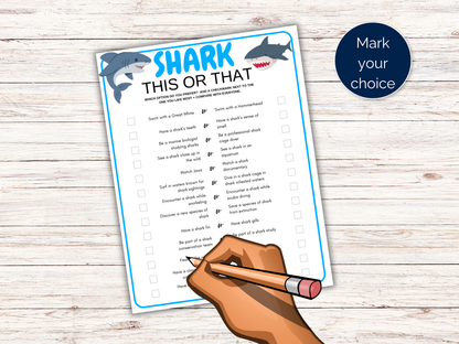 Shark This or That Game