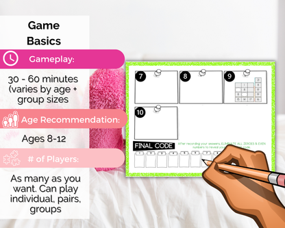 Sleepover Escape Room for Kids