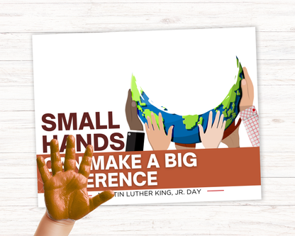 MLK Day Handprint Art - Small Hands