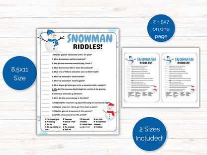 Snowman Riddles