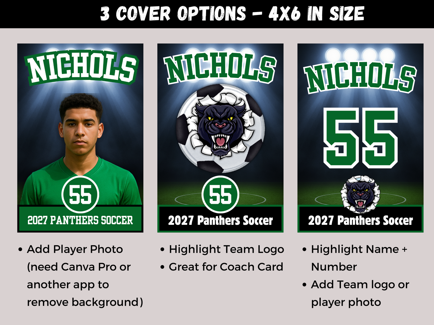 Soccer Team Roster Lanyard Template