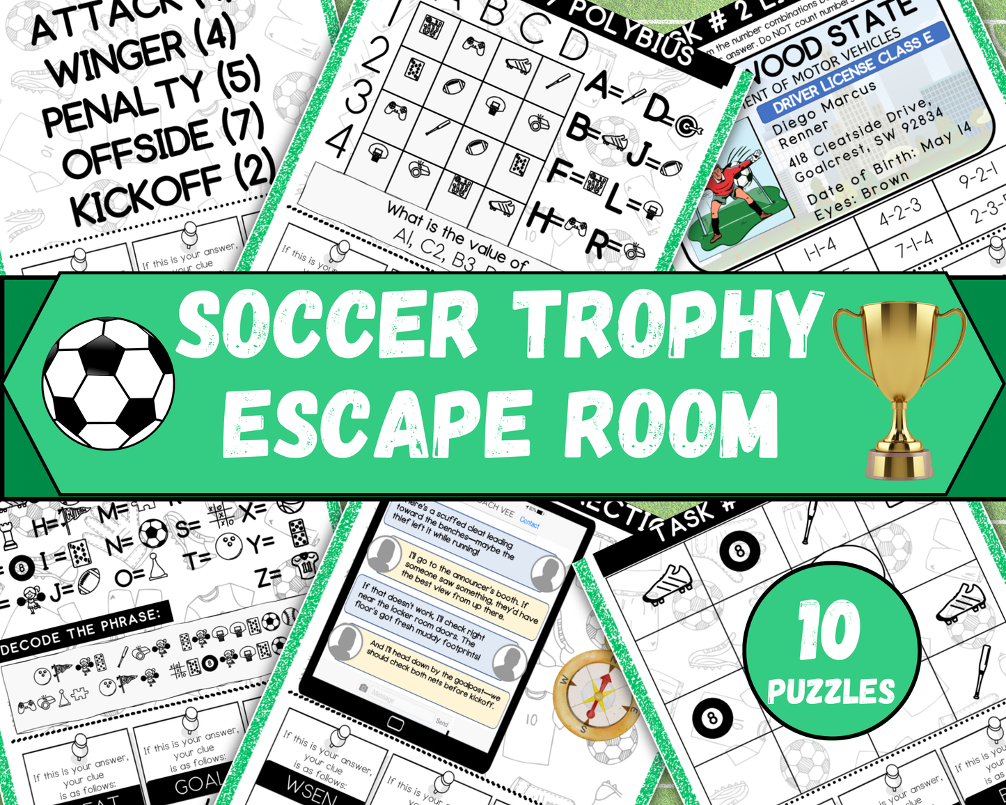 Soccer Escape Room for Kids