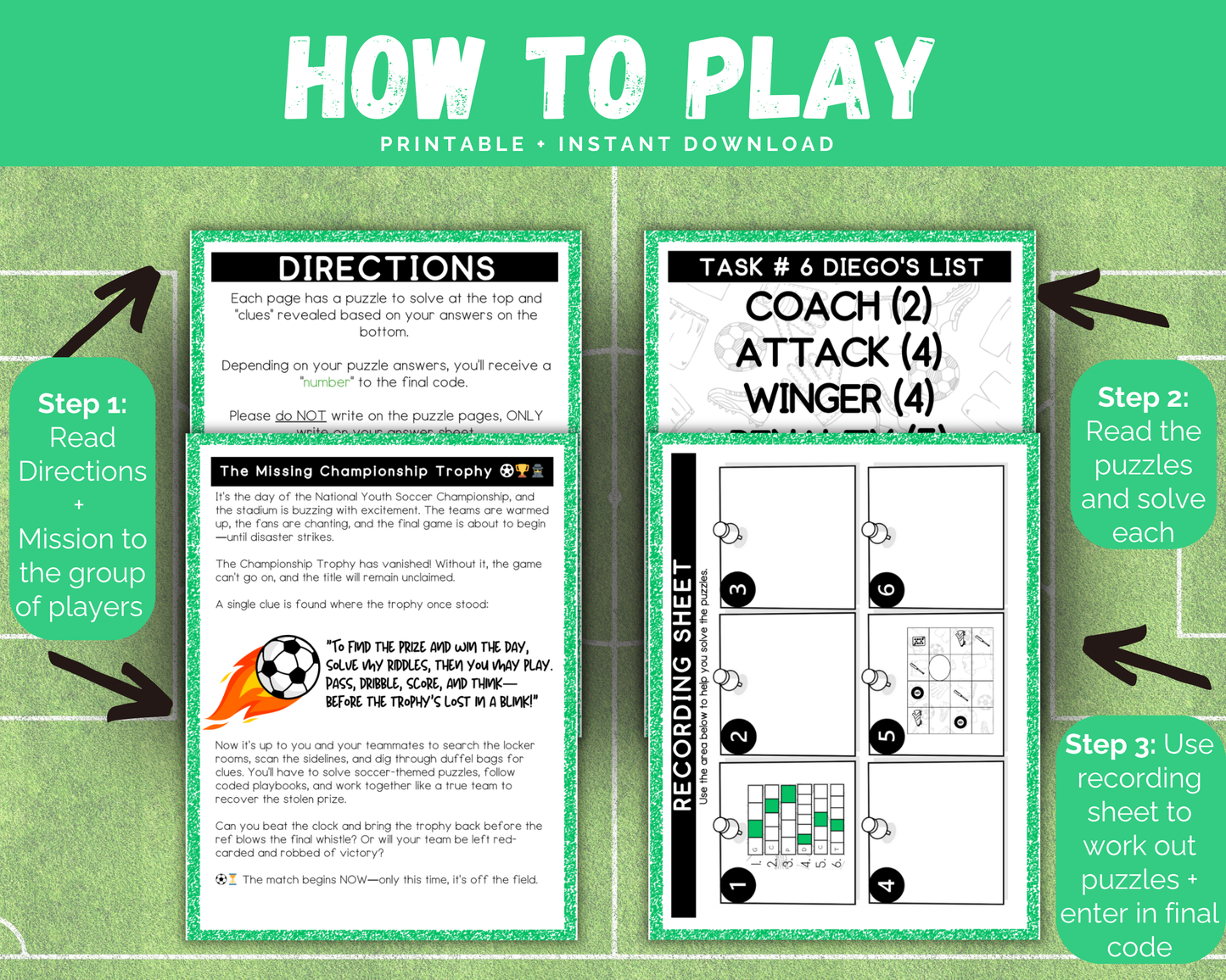 Soccer Escape Room for Kids
