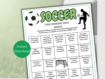 Soccer Find Someone Who