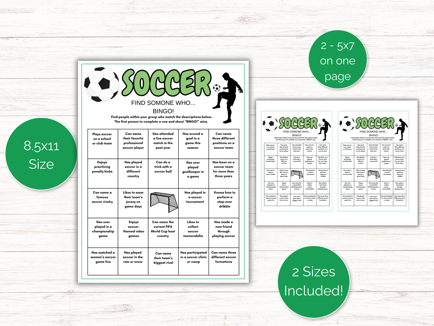 Soccer Find Someone Who
