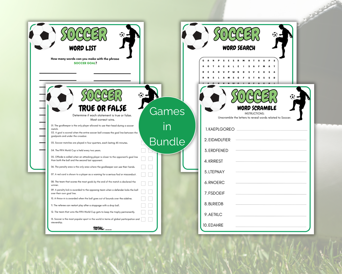 Soccer Games Bundle