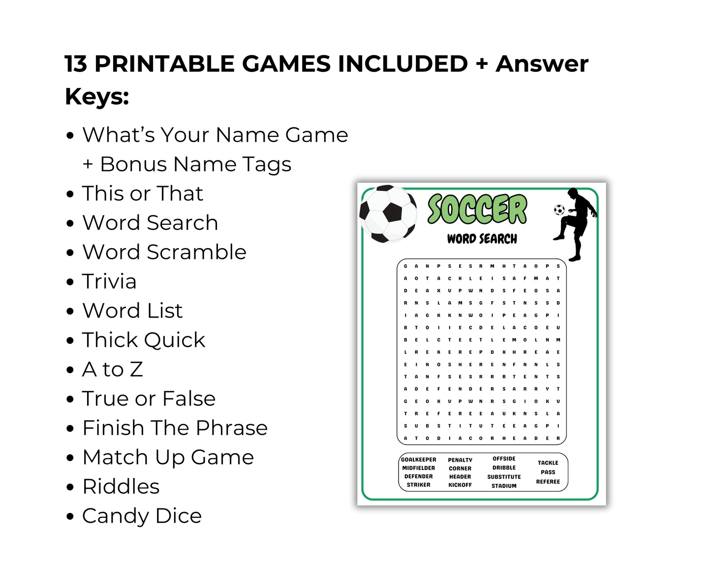 Soccer Games Bundle