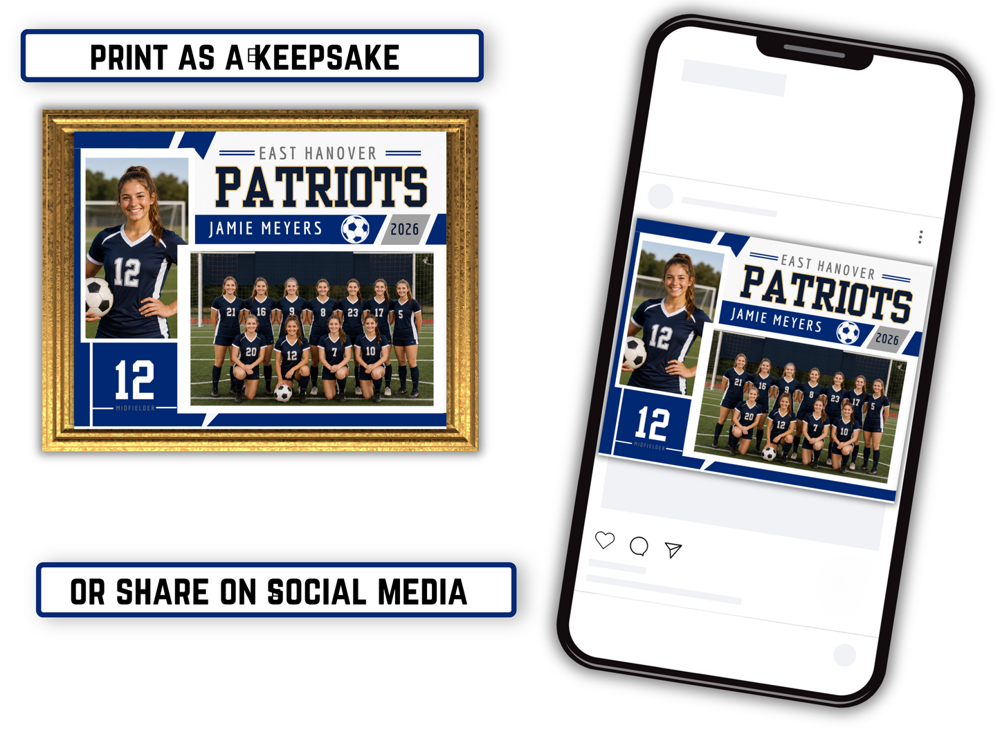 Editable Soccer Memory Mate Template