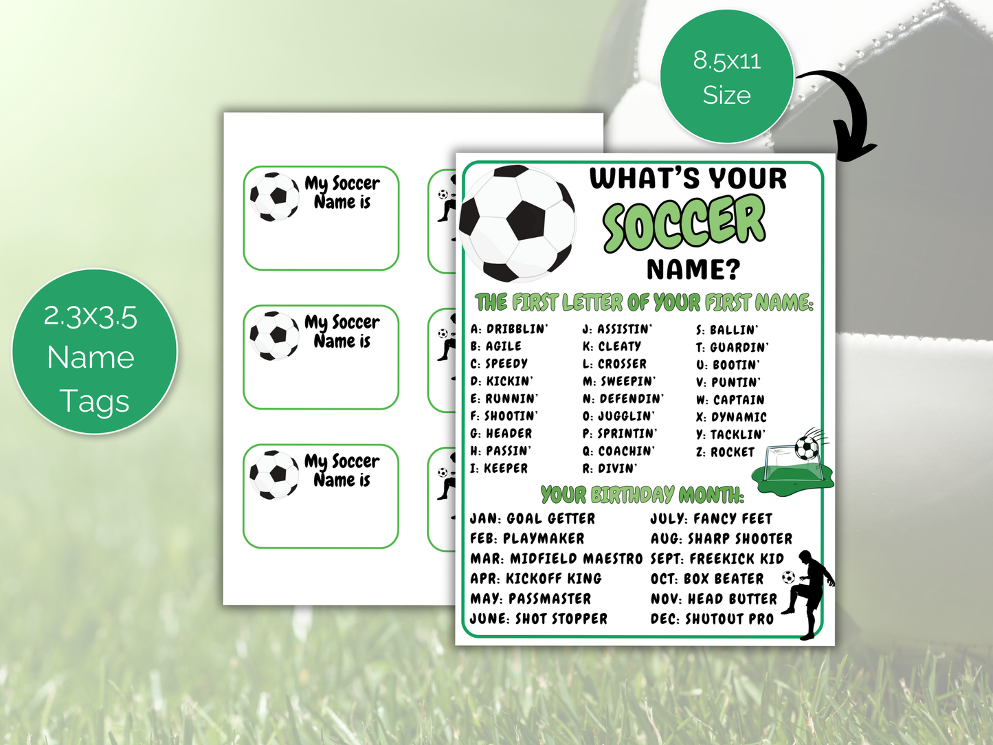 What's Your Soccer Name