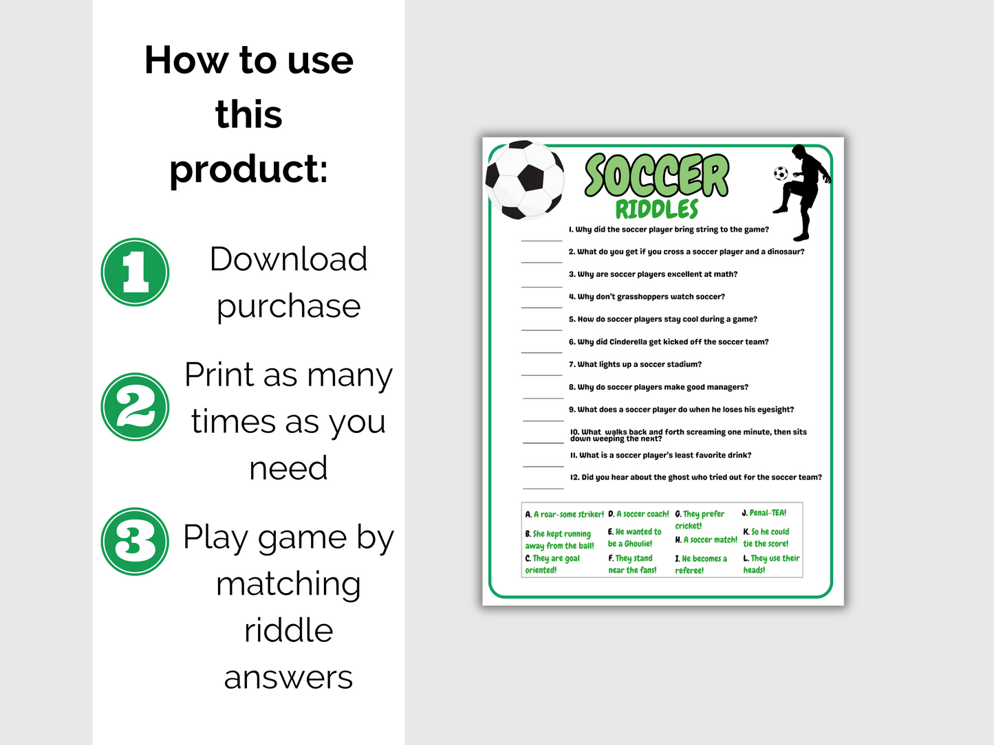 Soccer Riddles
