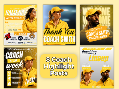 Soccer Social Media Templates Bundle