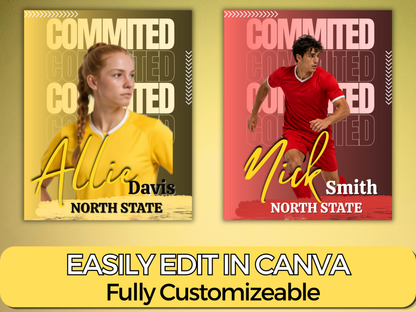 Soccer Social Media Templates Bundle