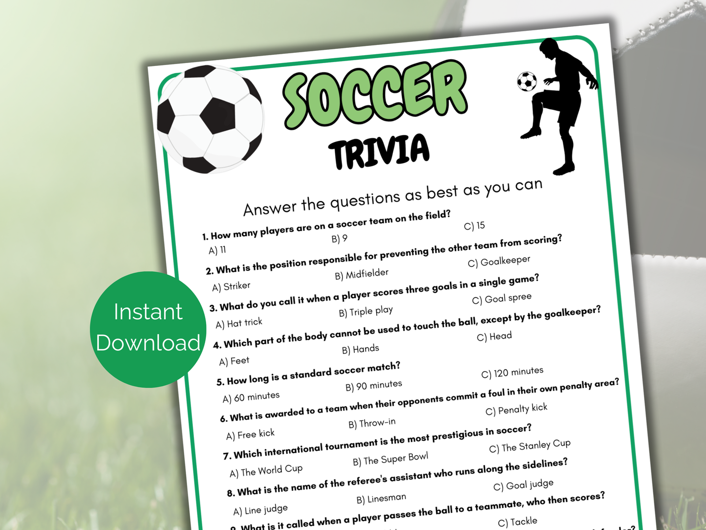 Soccer Trivia