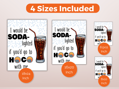Printable Soda Homecoming Proposal Sign