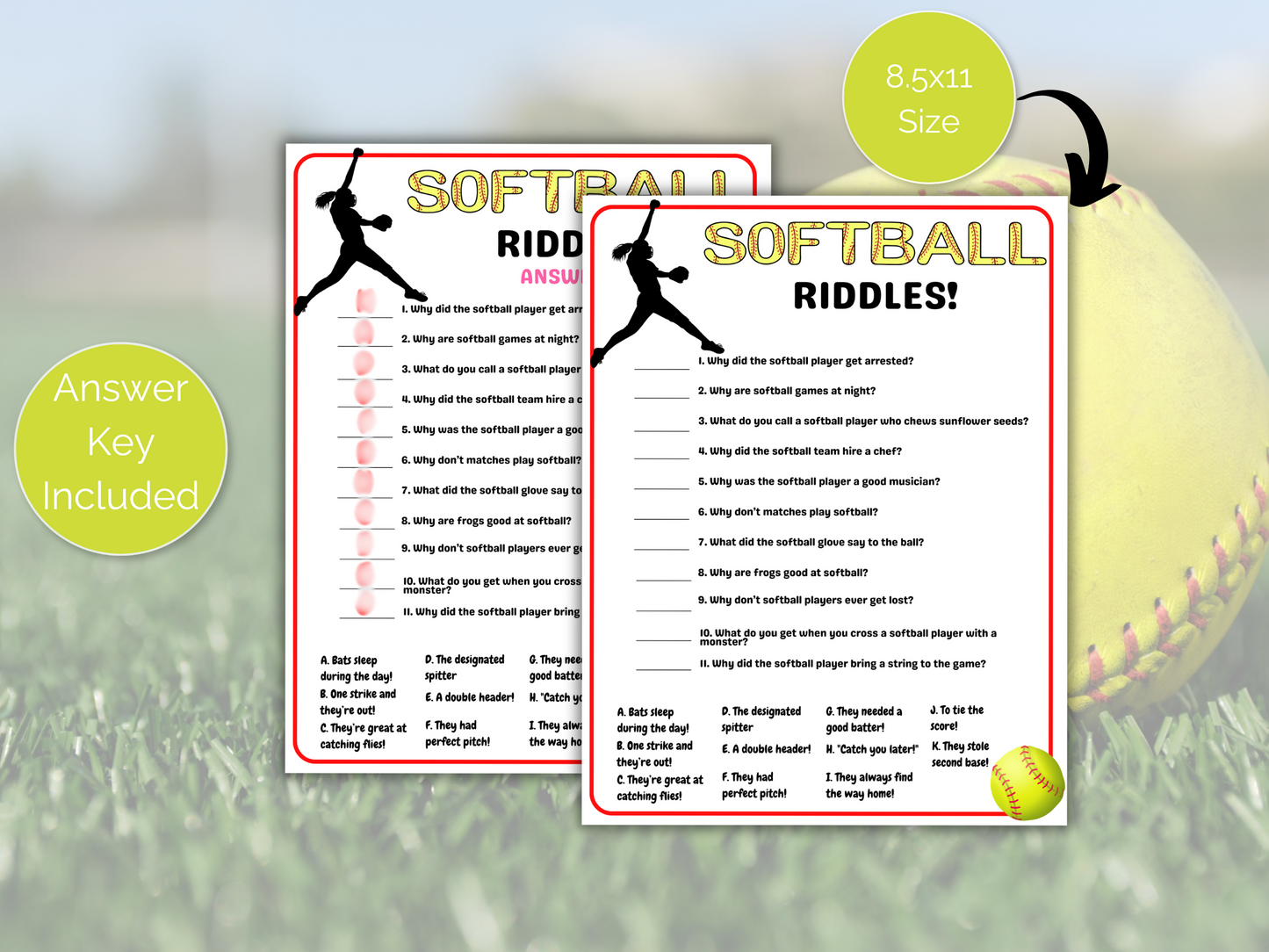 Softball Riddles