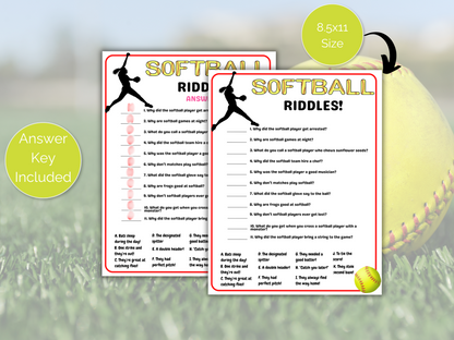 Softball Riddles