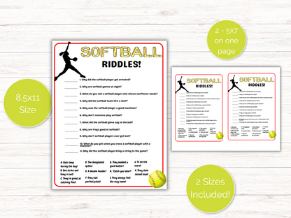 Softball Riddles