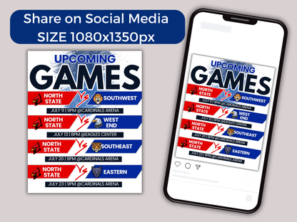 Softball Schedule Template
