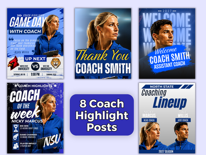 Softball Social Media Templates Bundle