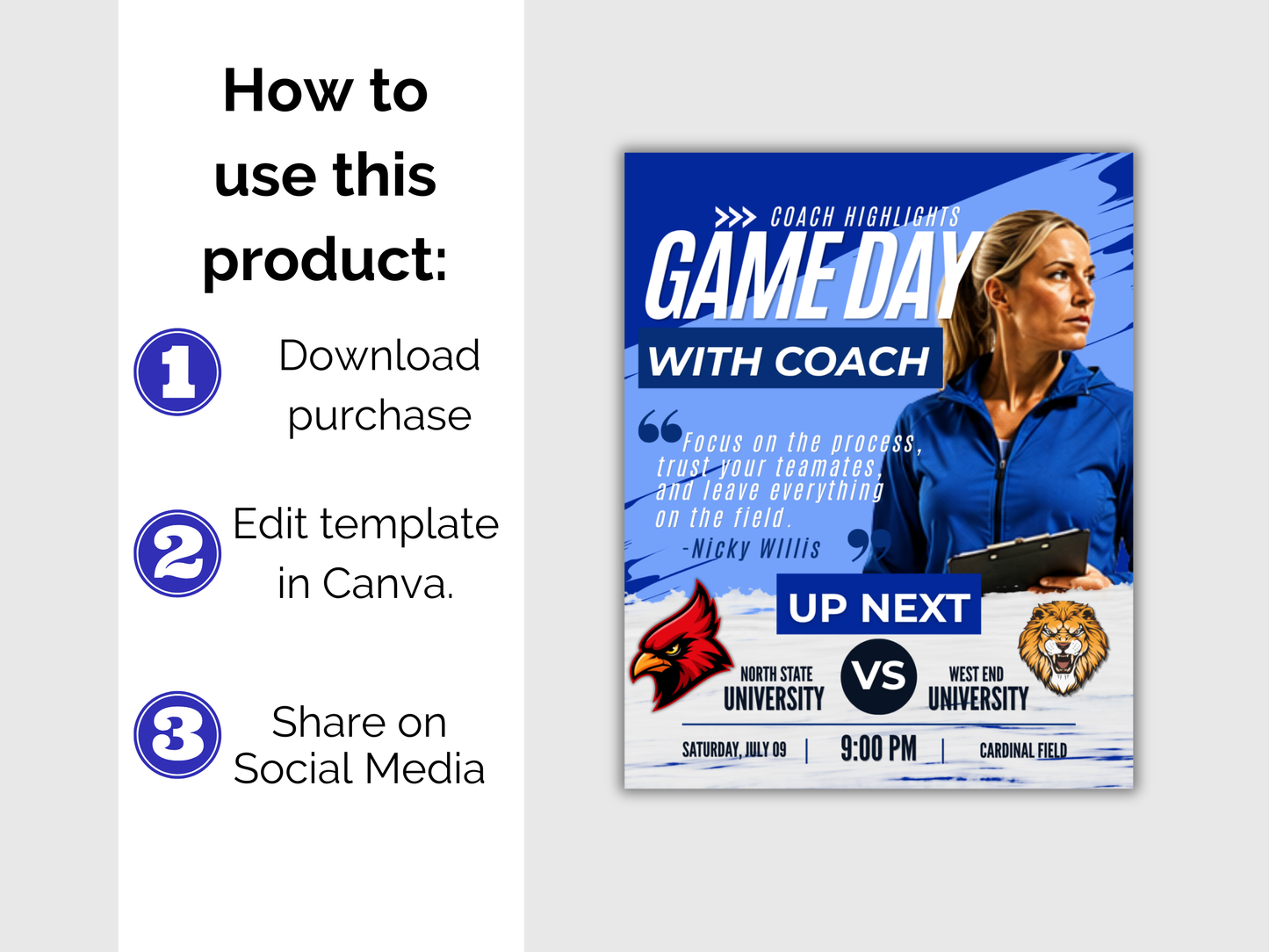 Softball Social Media Templates Bundle