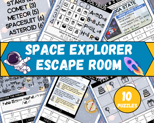 Space Escape Room for Kids