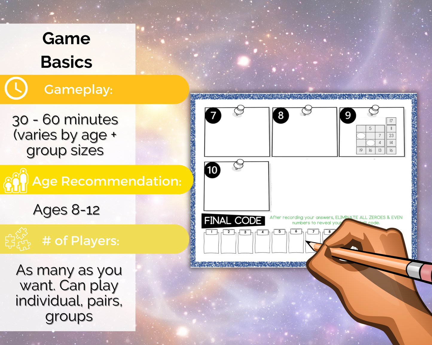 Space Escape Room for Kids