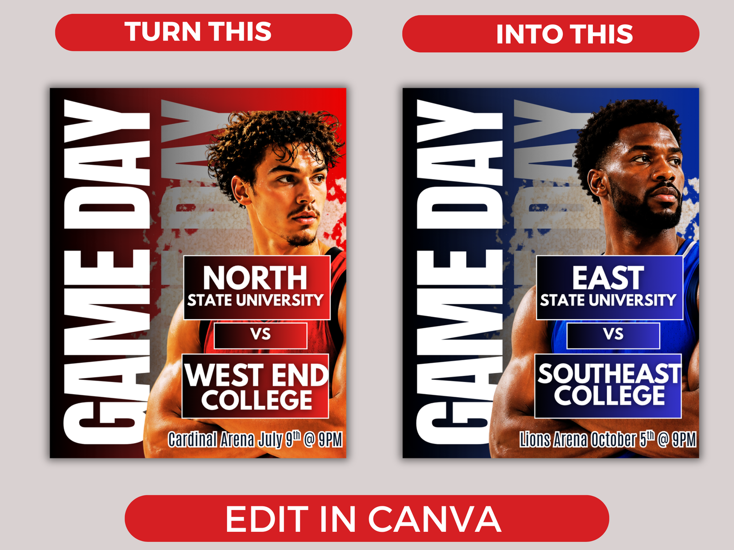Game Day Social Media Template