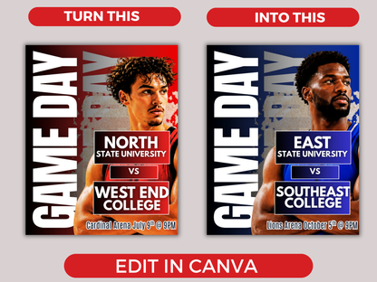 Game Day Social Media Template