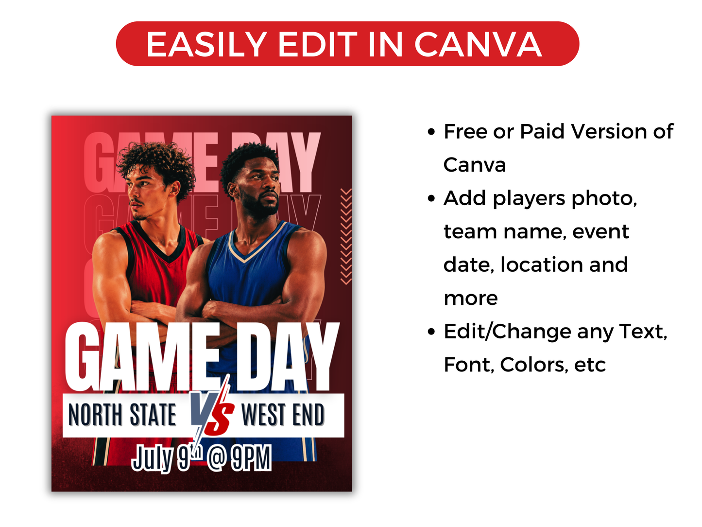 Game Day Social Media Template