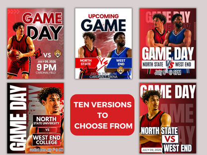 Game Day Social Media Template