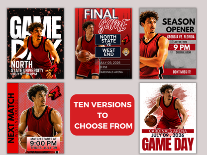 Game Day Social Media Template