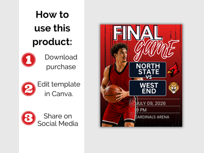 Game Day Social Media Template