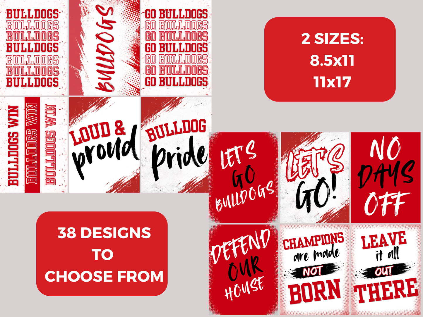 Editable Sports Media Day Backdrop Template