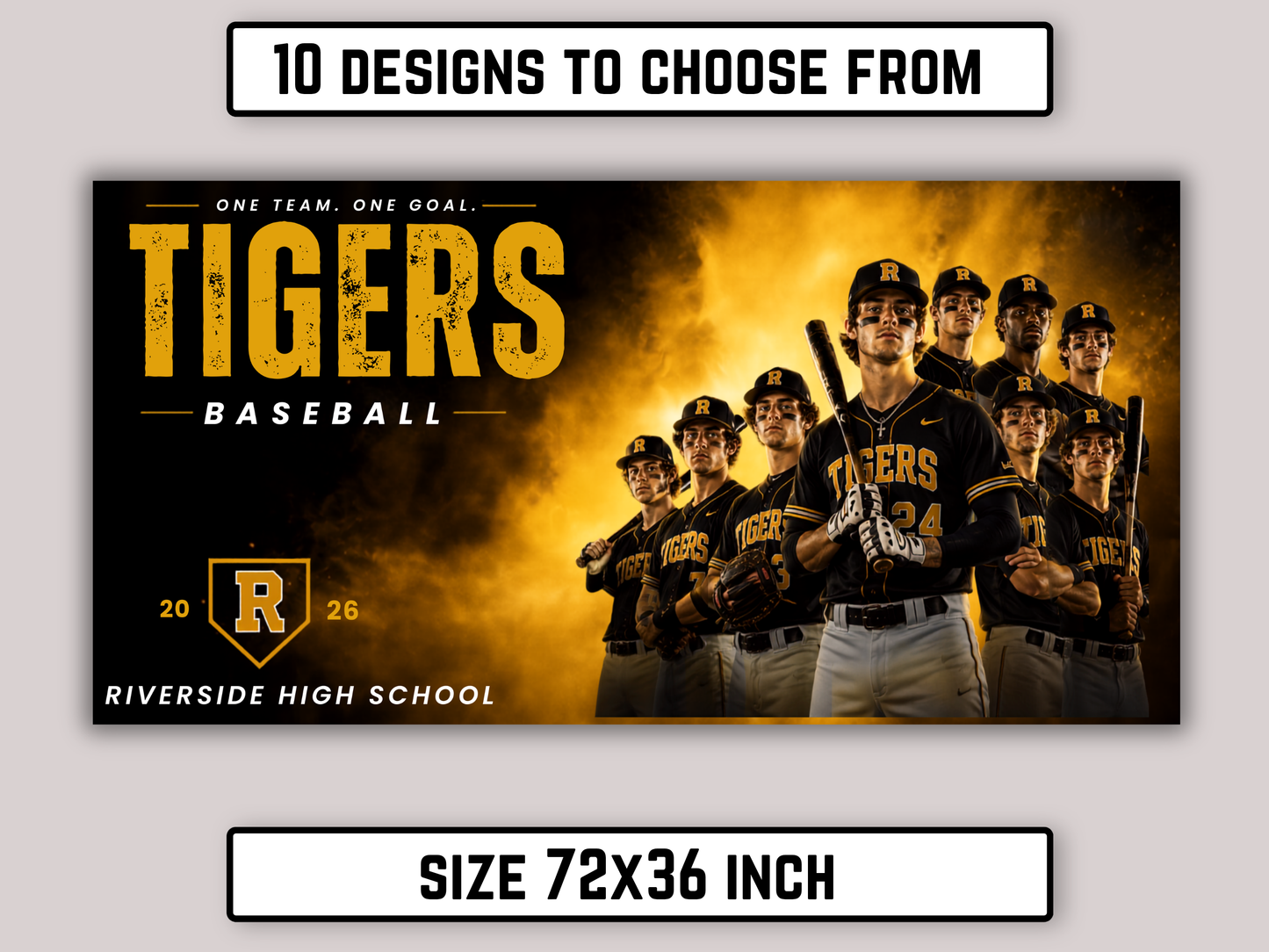 Editable Sports Team Banner Template Bundle
